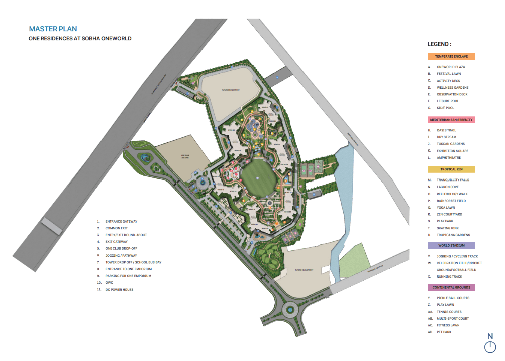 Sobha One World Master Plan